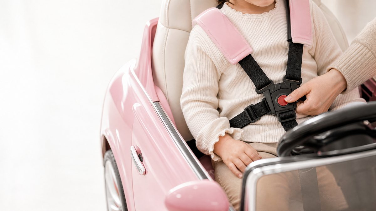 What is the best ride-on car with seat belt?